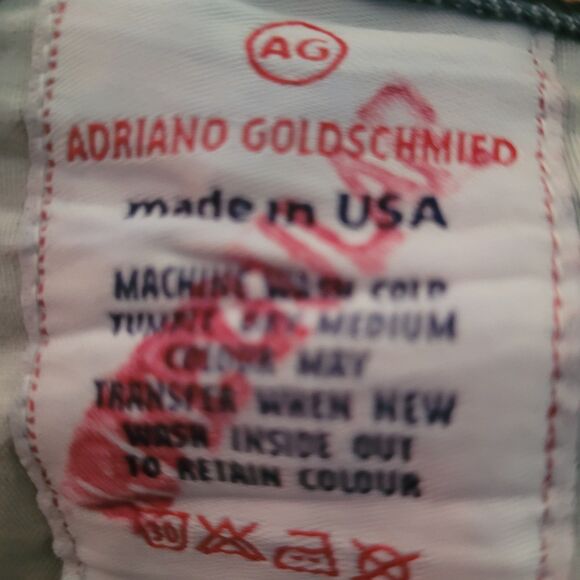 AG Adriano Goldschmied Jeans Mens 32x34 The Prime Blue Bootcut Flare Leg Denim - Picture 13 of 16